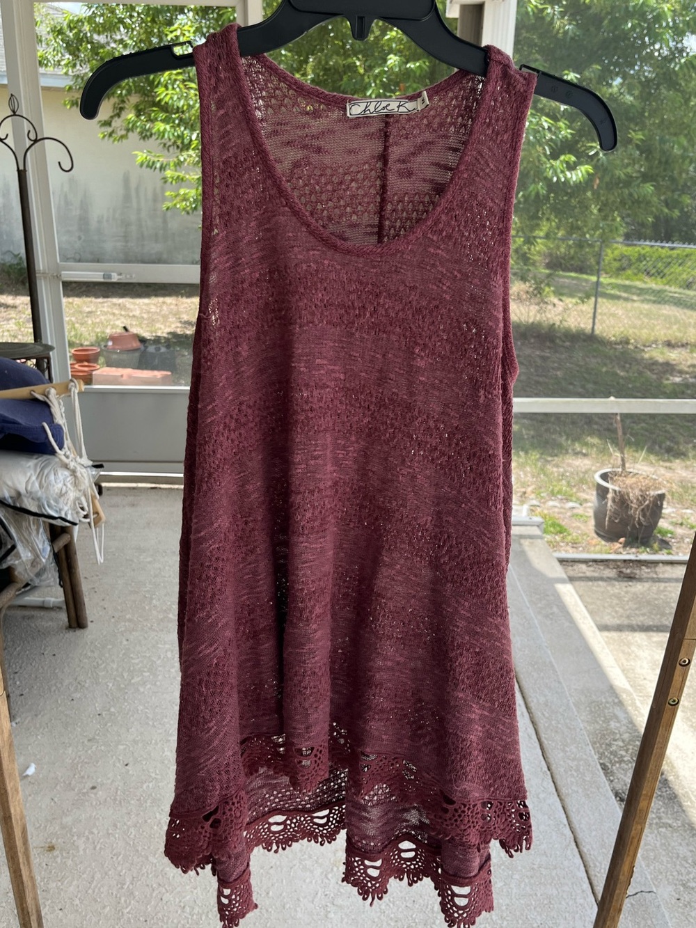 chloe k knit tank